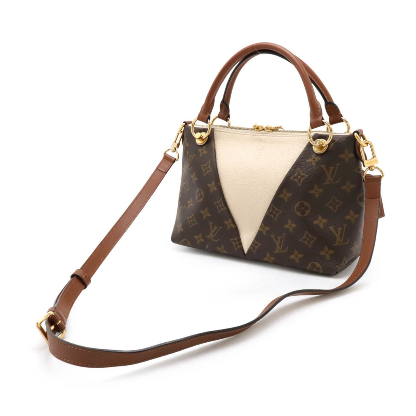 Louis Vuitton Brown Canvas V Tote Bb