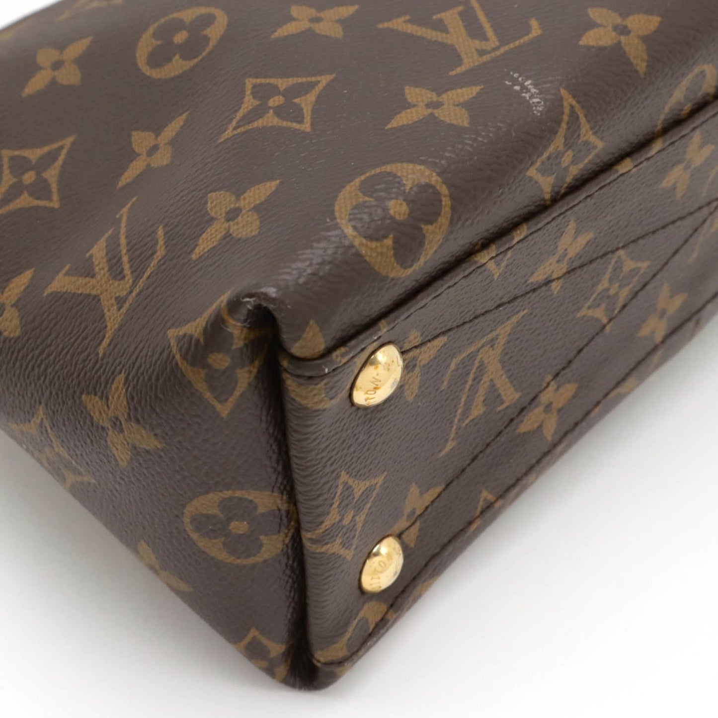 Louis Vuitton Brown Canvas V Tote Bb