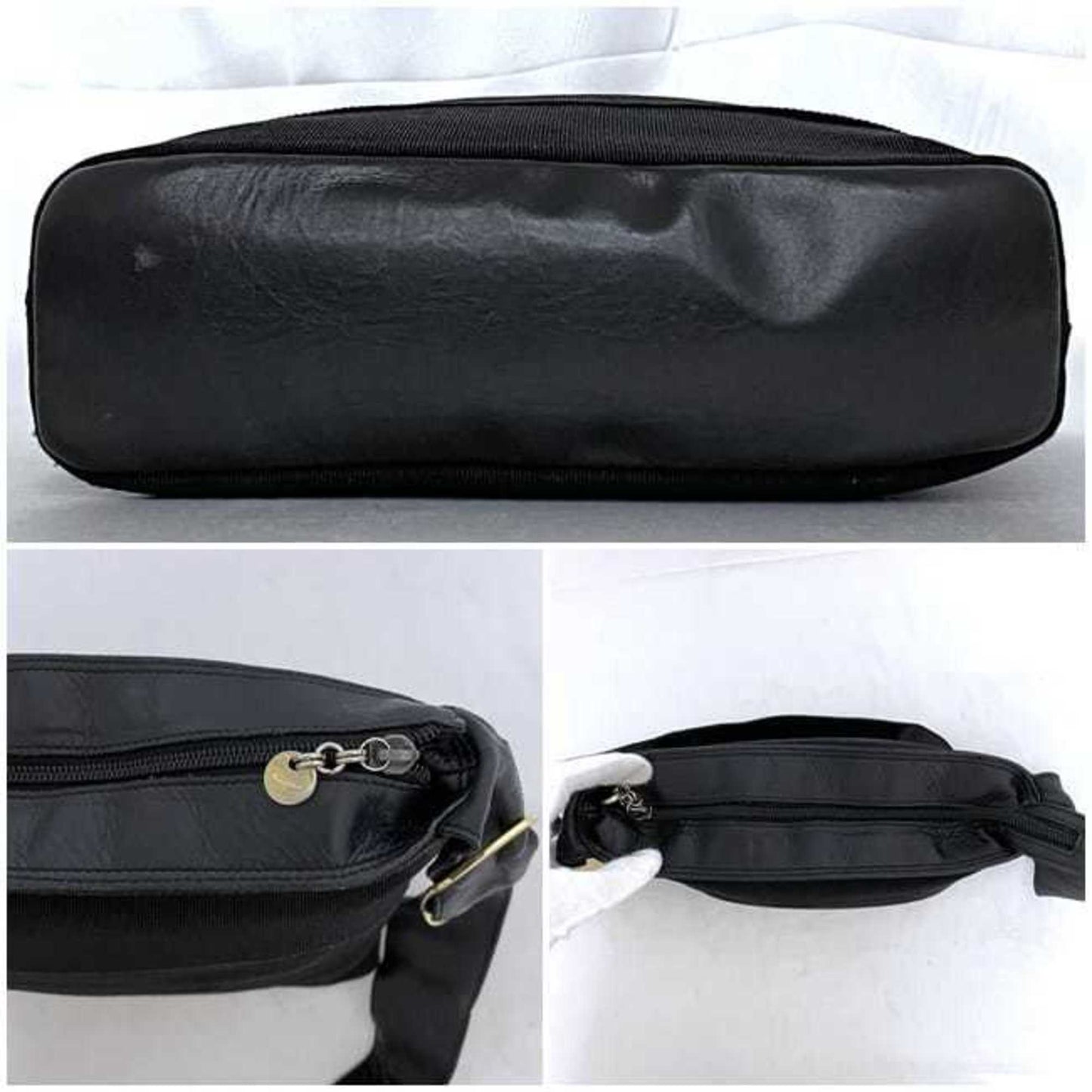 Salvatore Ferragamo Black Canvas Vara
