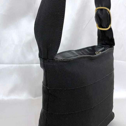 Salvatore Ferragamo Black Canvas Vara