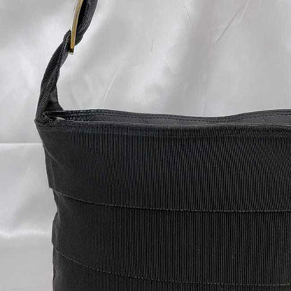Salvatore Ferragamo Black Canvas Vara