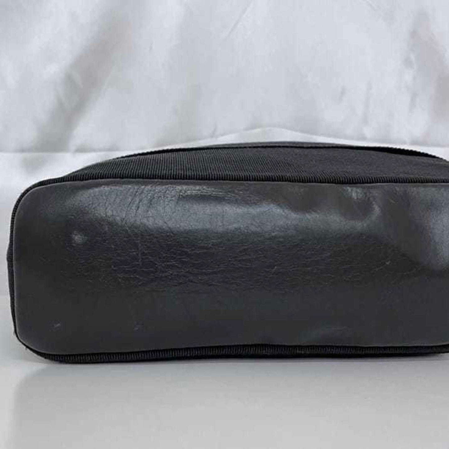 Salvatore Ferragamo Black Canvas Vara