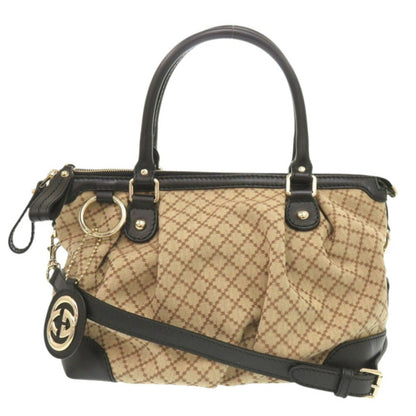 Gucci Brown Canvas Sukey
