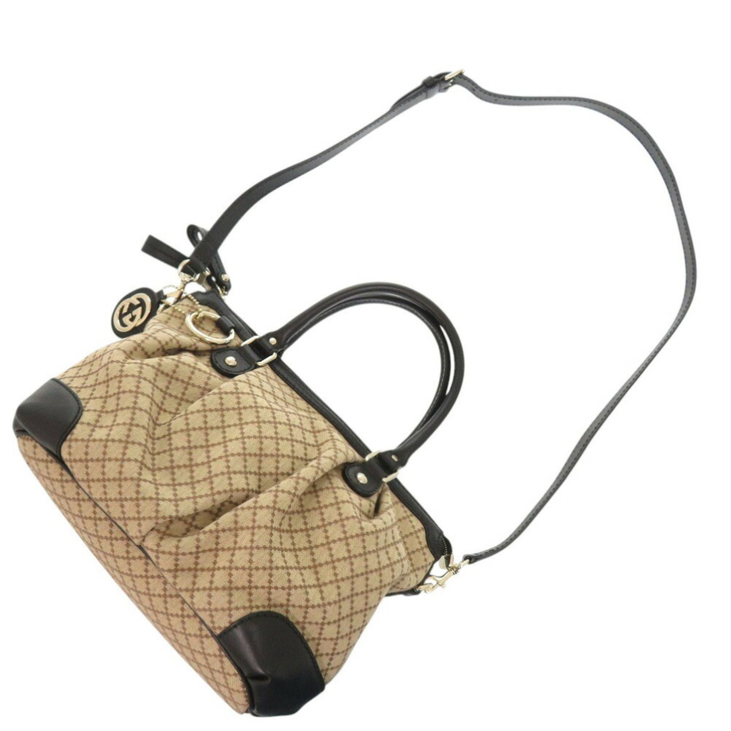 Gucci Brown Canvas Sukey