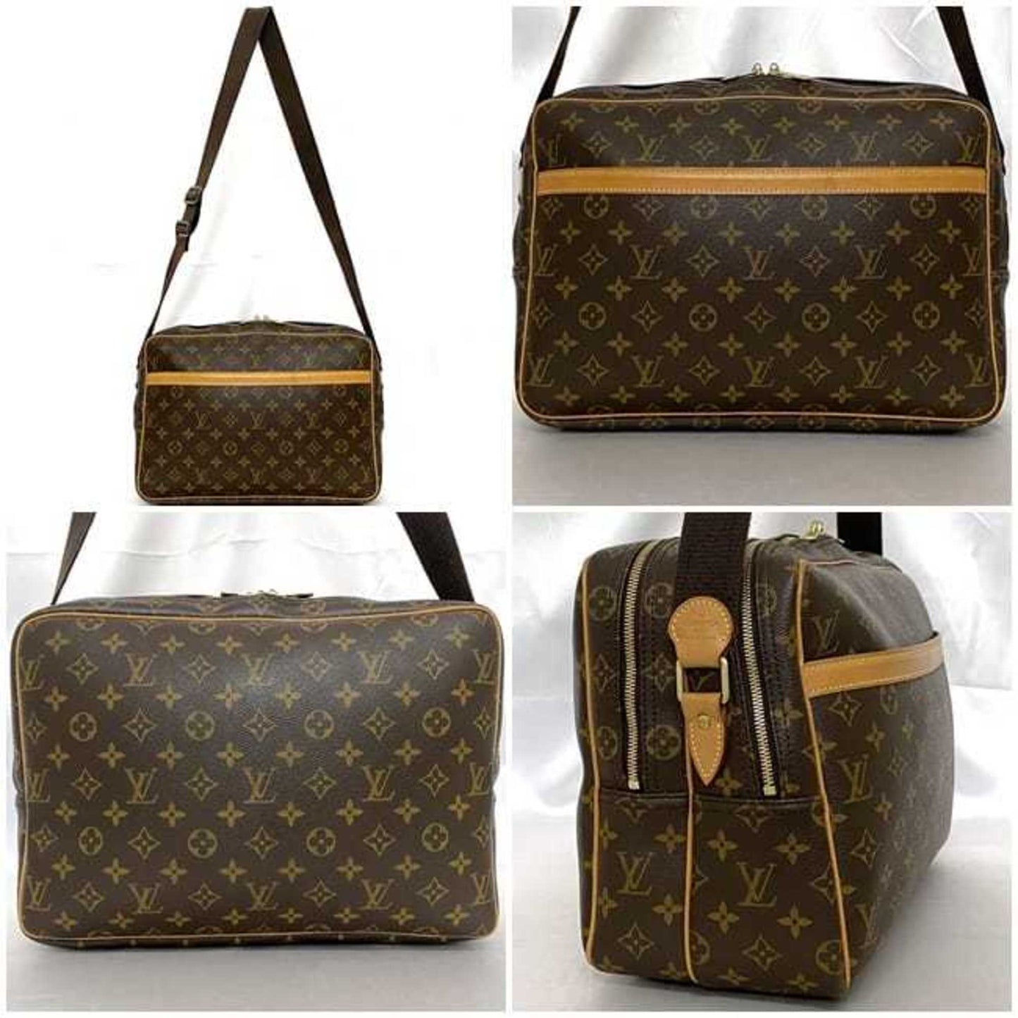 Louis Vuitton Brown Canvas Reporter