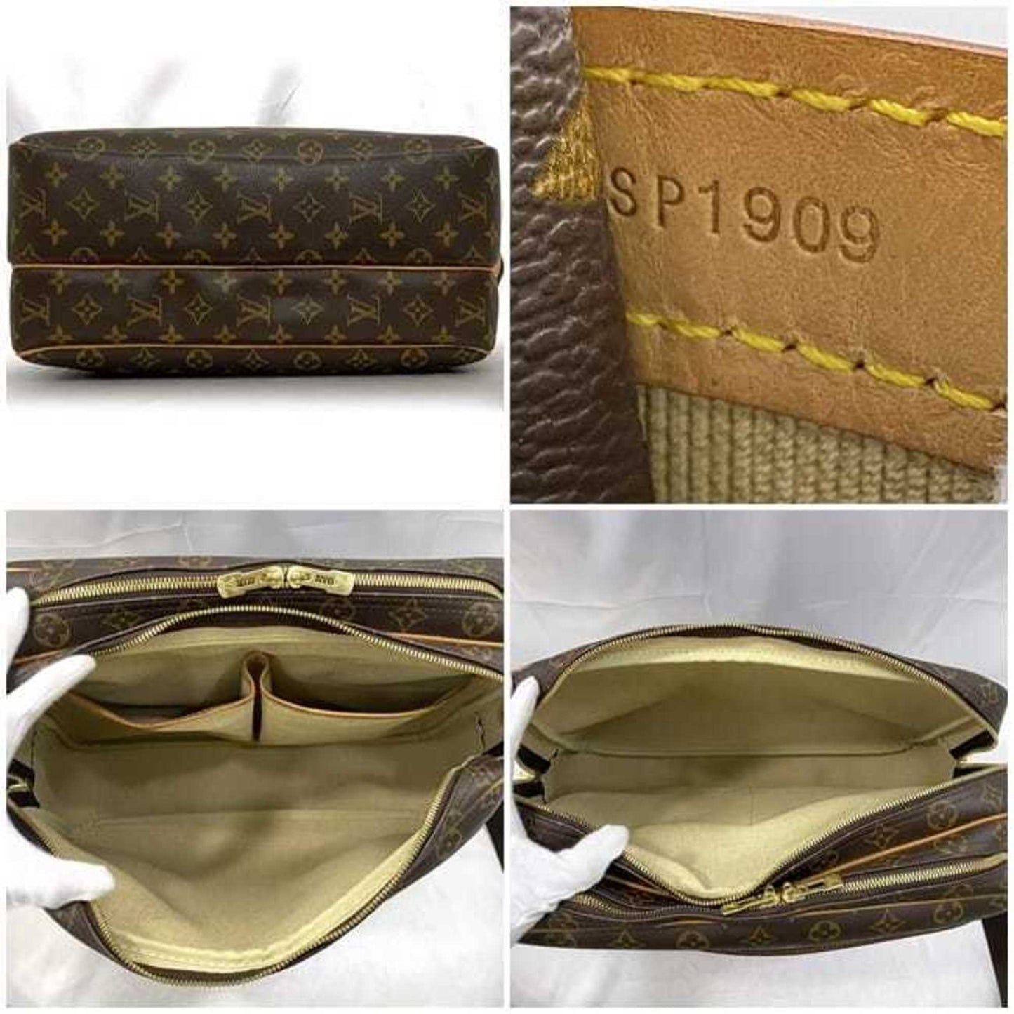 Louis Vuitton Brown Canvas Reporter