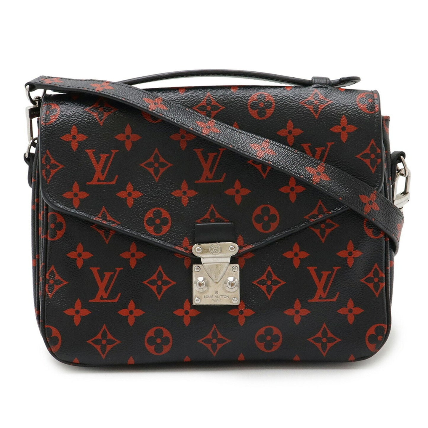Louis Vuitton Black Canvas Pochette Metis