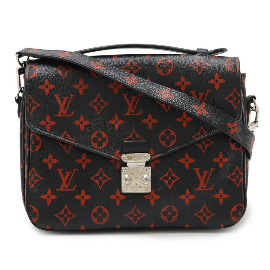 Louis Vuitton Black Canvas Pochette Metis