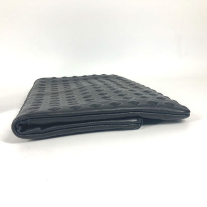 Mcm Black Leather Clutch