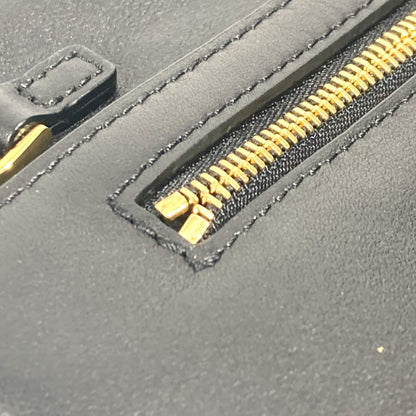 Mcm Black Leather Clutch