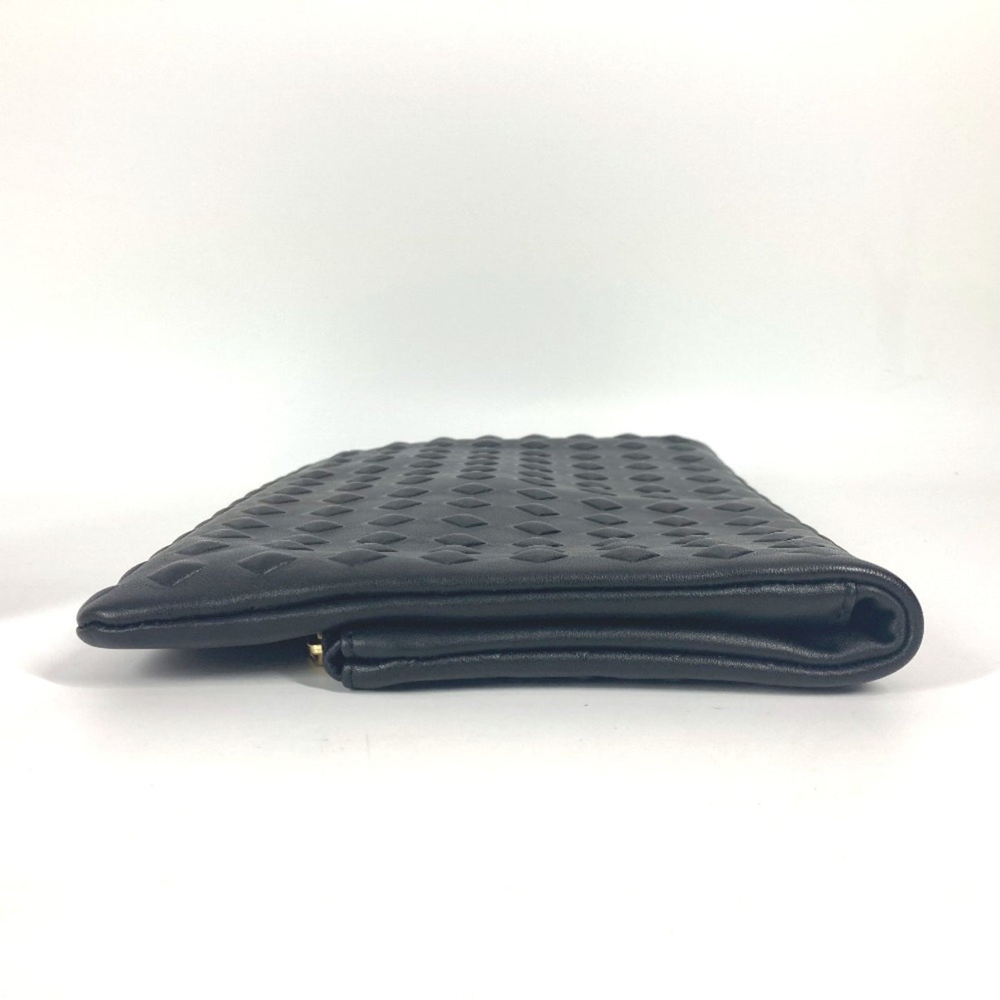 Mcm Black Leather Clutch
