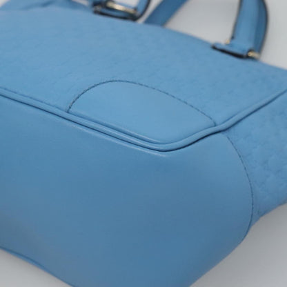 Gucci Blue Leather Micro Guccissima