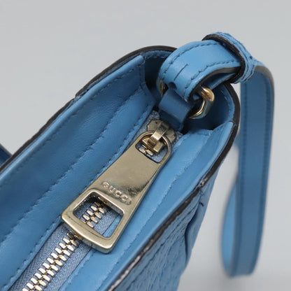 Gucci Blue Leather Micro Guccissima