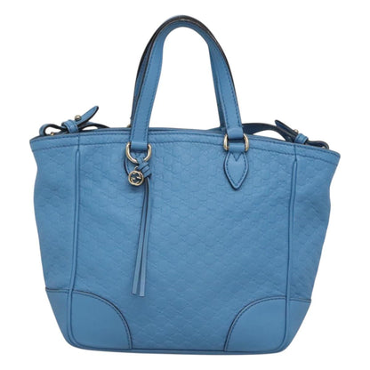 Gucci Blue Leather Micro Guccissima