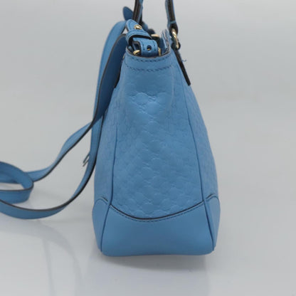 Gucci Blue Leather Micro Guccissima