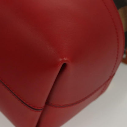 Fendi Brown Canvas Pequin