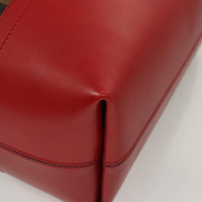 Fendi Brown Canvas Pequin