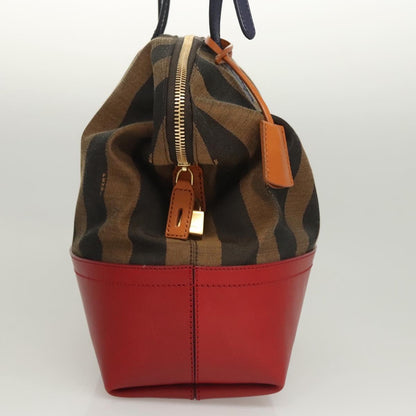 Fendi Brown Canvas Pequin