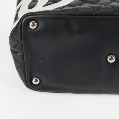 Chanel Black Leather Cambon