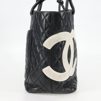 Chanel Black Leather Cambon