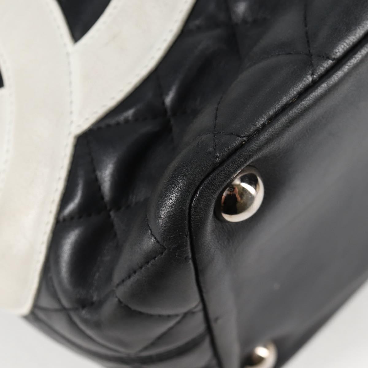 Chanel Black Leather Cambon