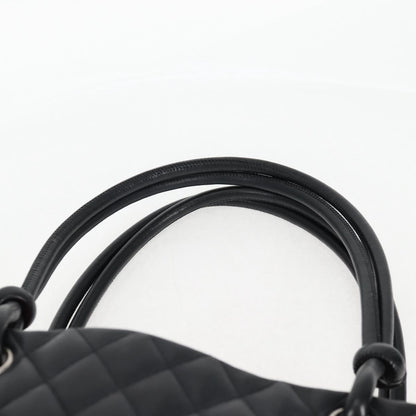 Chanel Black Leather Cambon