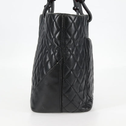 Chanel Black Leather Cambon