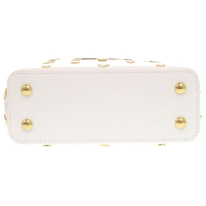 Louis Vuitton White Leather Capucines