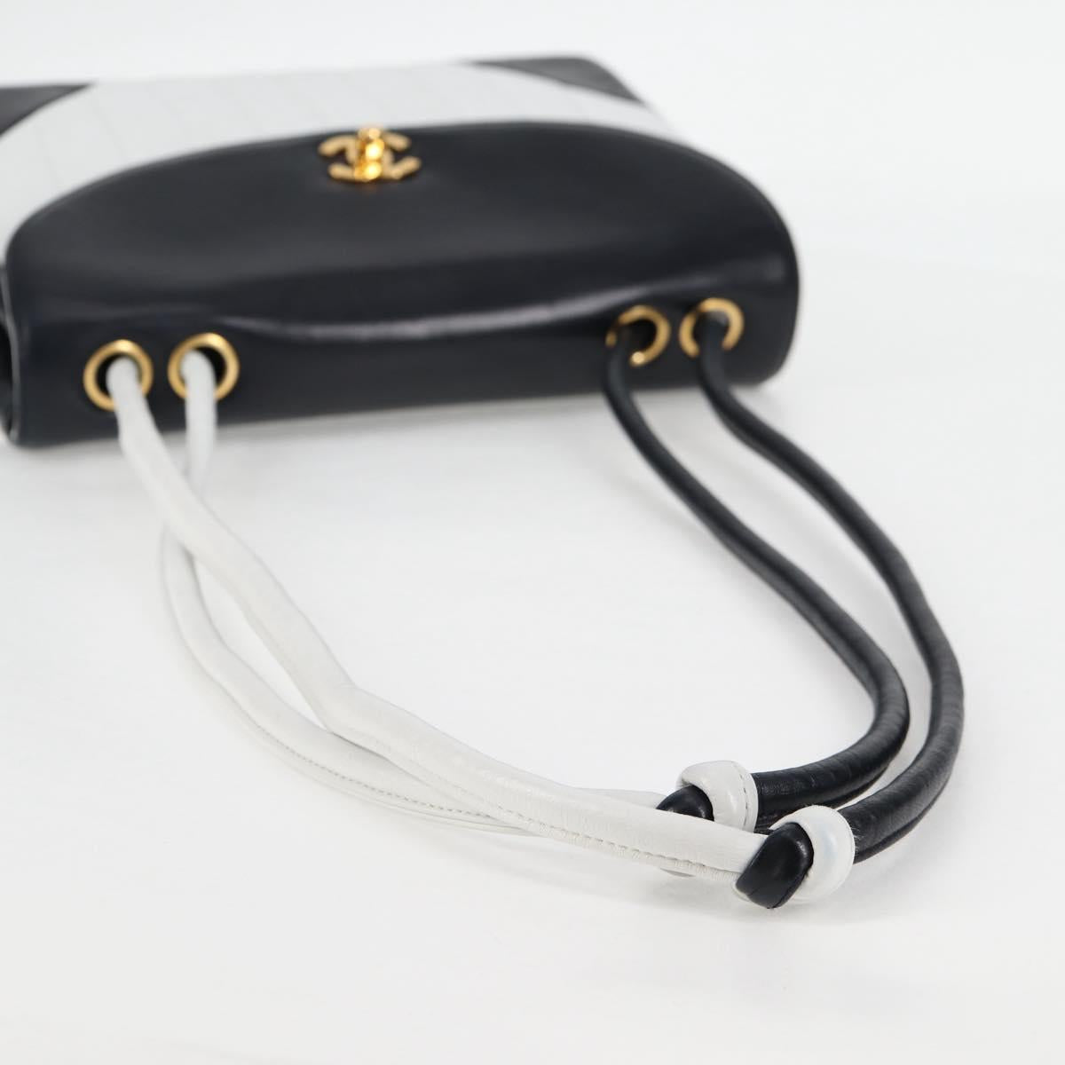 Chanel Blue Leather Mademoiselle