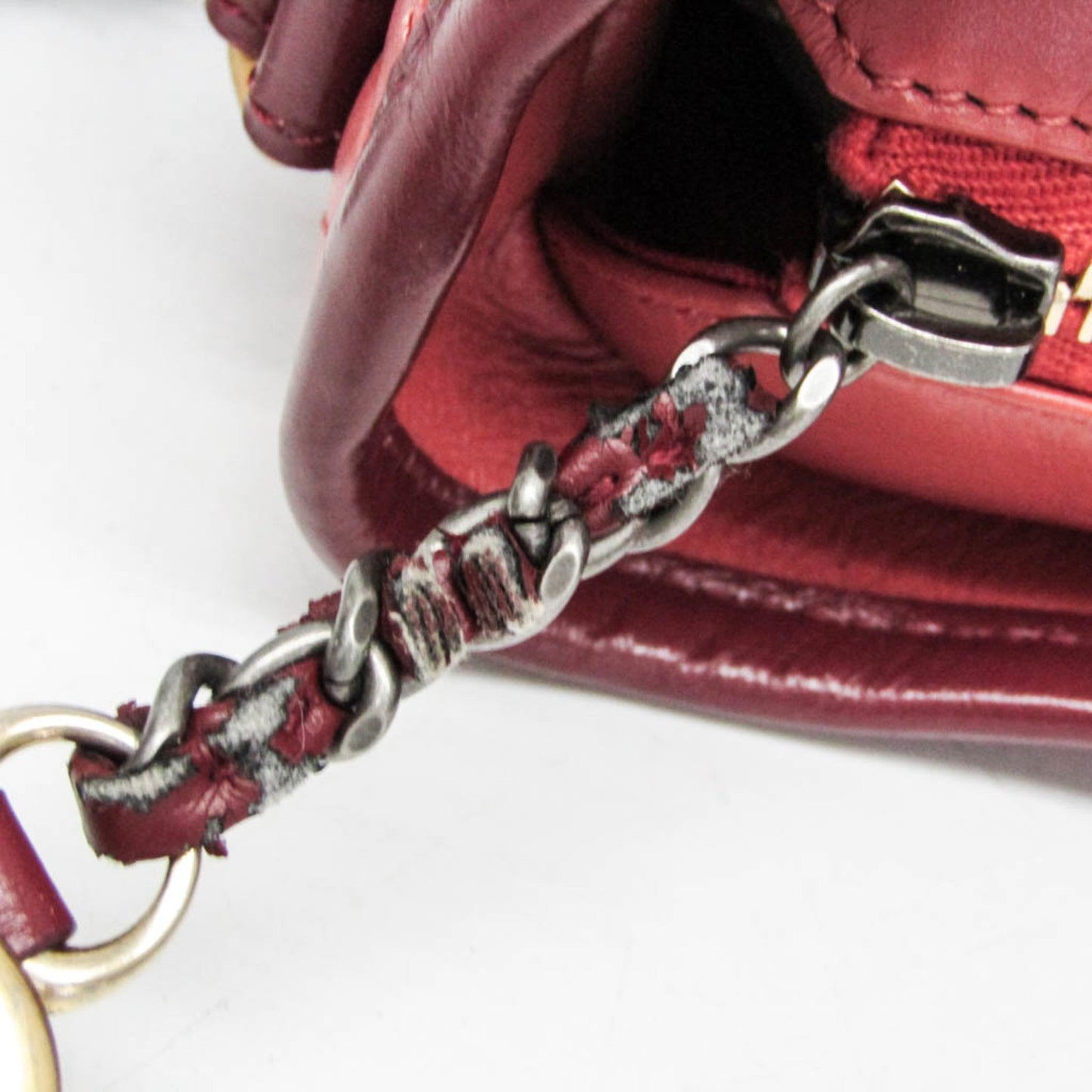 Chanel Pink Leather Gabrielle
