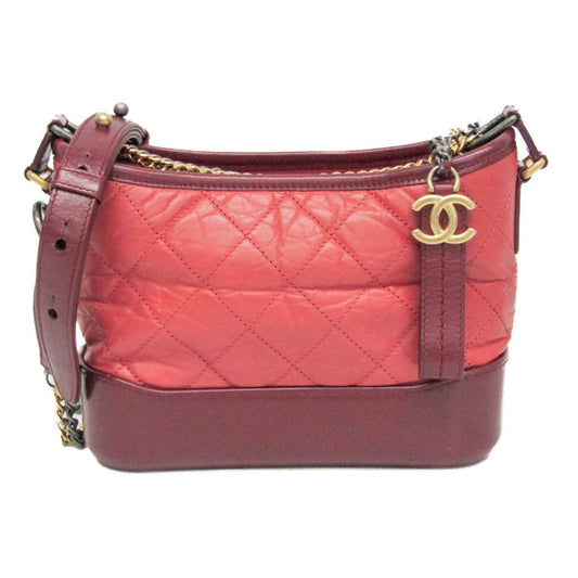 Chanel Pink Leather Gabrielle