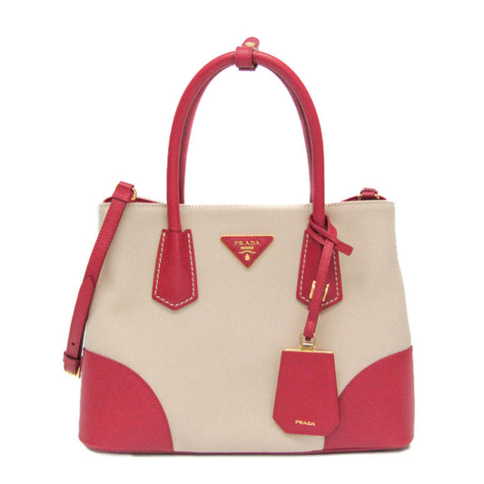 Prada Brown Canvas Canapa