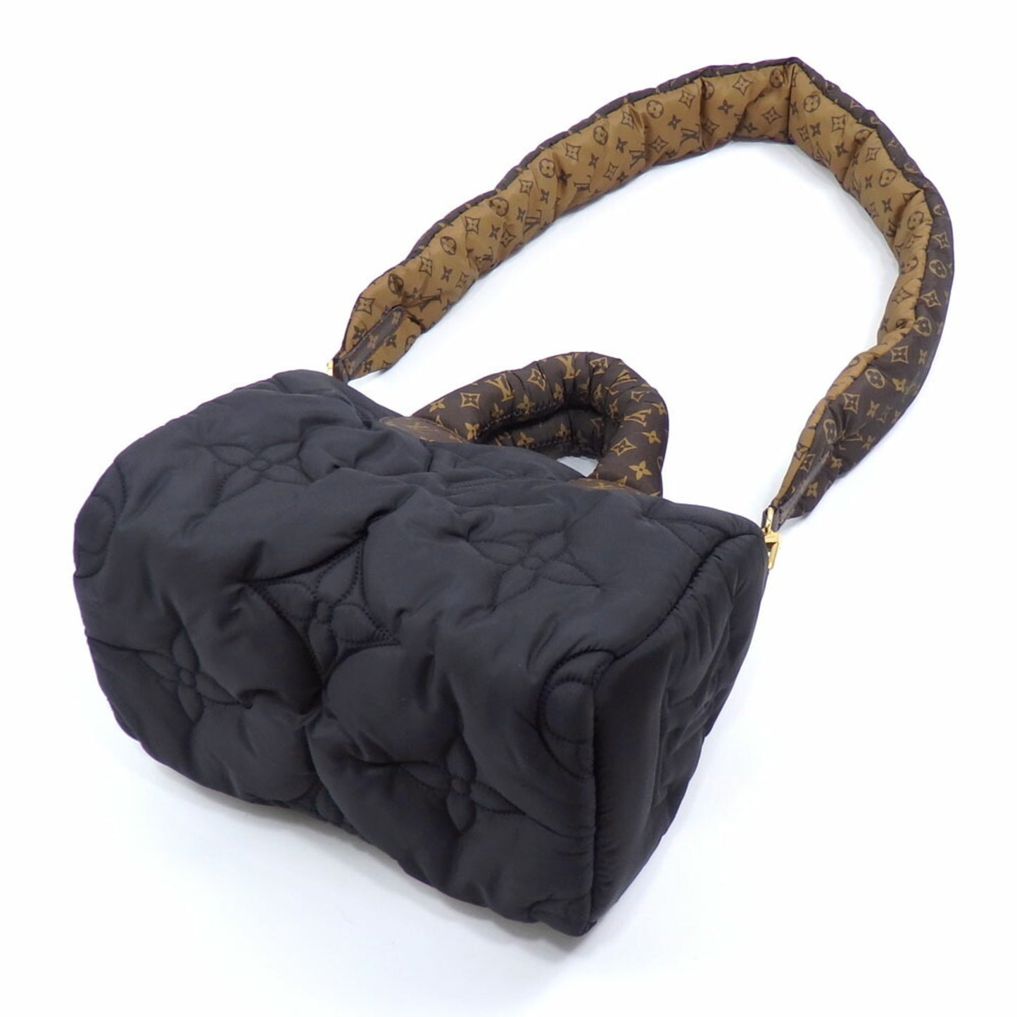 Louis Vuitton Black Nylon Speedy Bandoulière 25