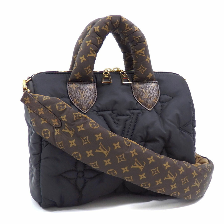Louis Vuitton Black Nylon Speedy Bandoulière 25