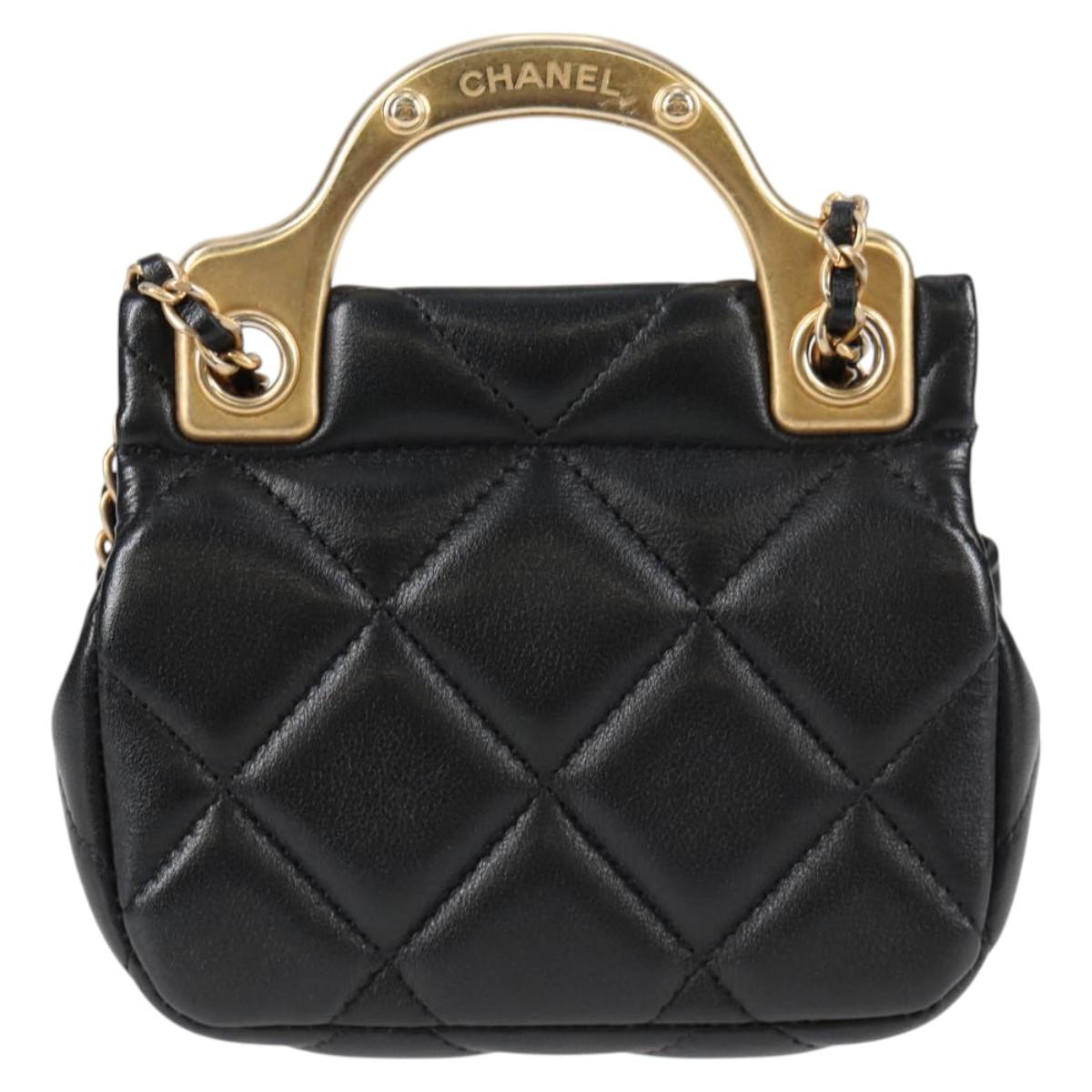 Chanel Black Leather Flap Bag