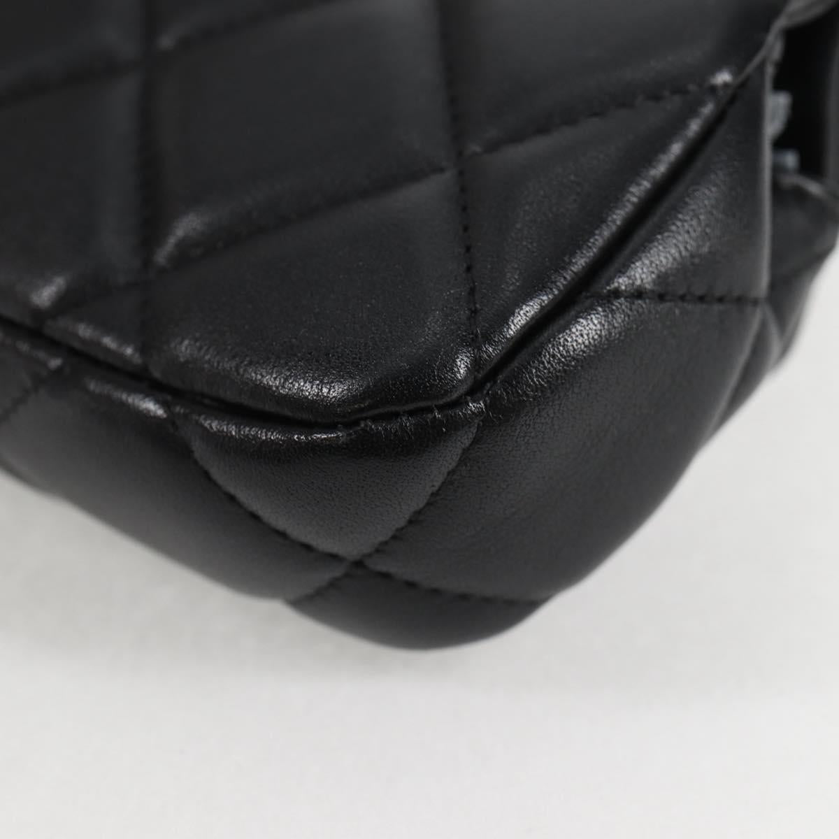 Chanel Black Leather Flap Bag