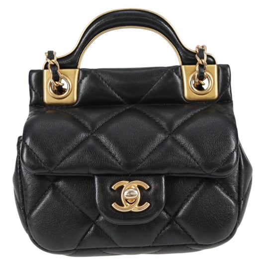 Chanel Black Leather Flap Bag