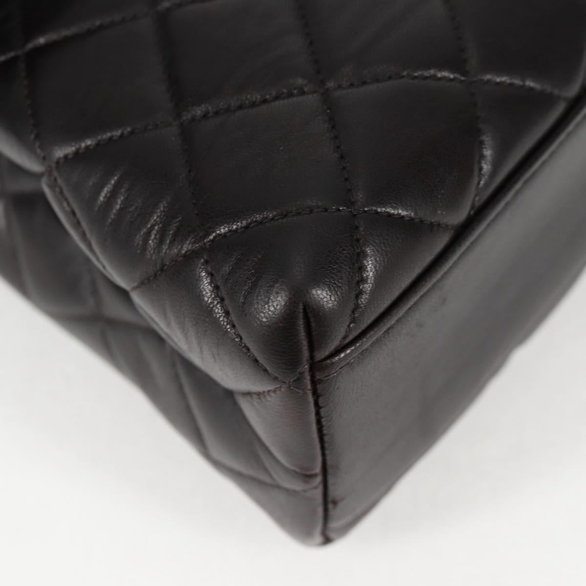 Chanel Black Leather Coco Handle
