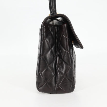 Chanel Black Leather Coco Handle