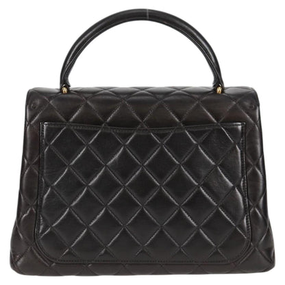 Chanel Black Leather Coco Handle