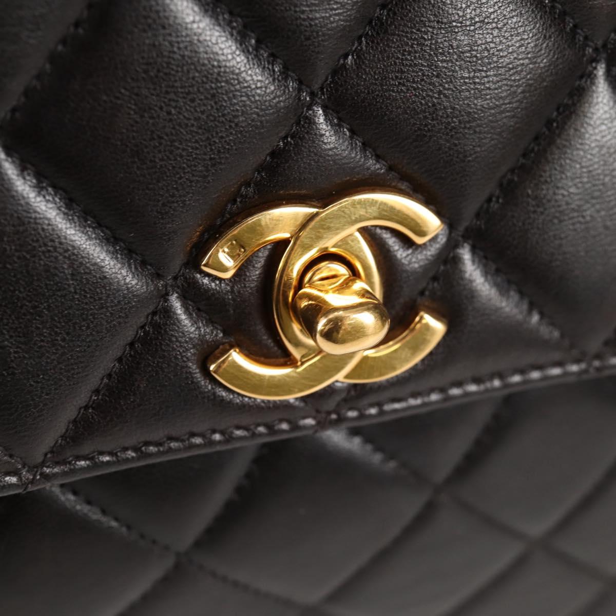 Chanel Black Leather Coco Handle