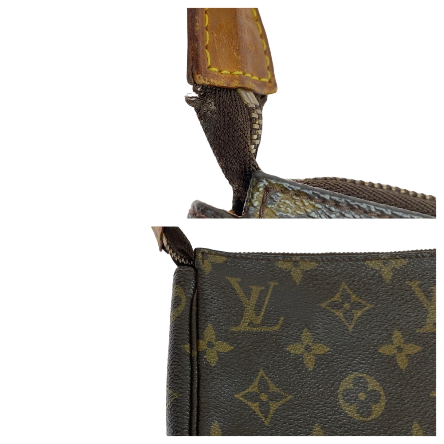 Louis Vuitton Brown Canvas Pochette Accessoire