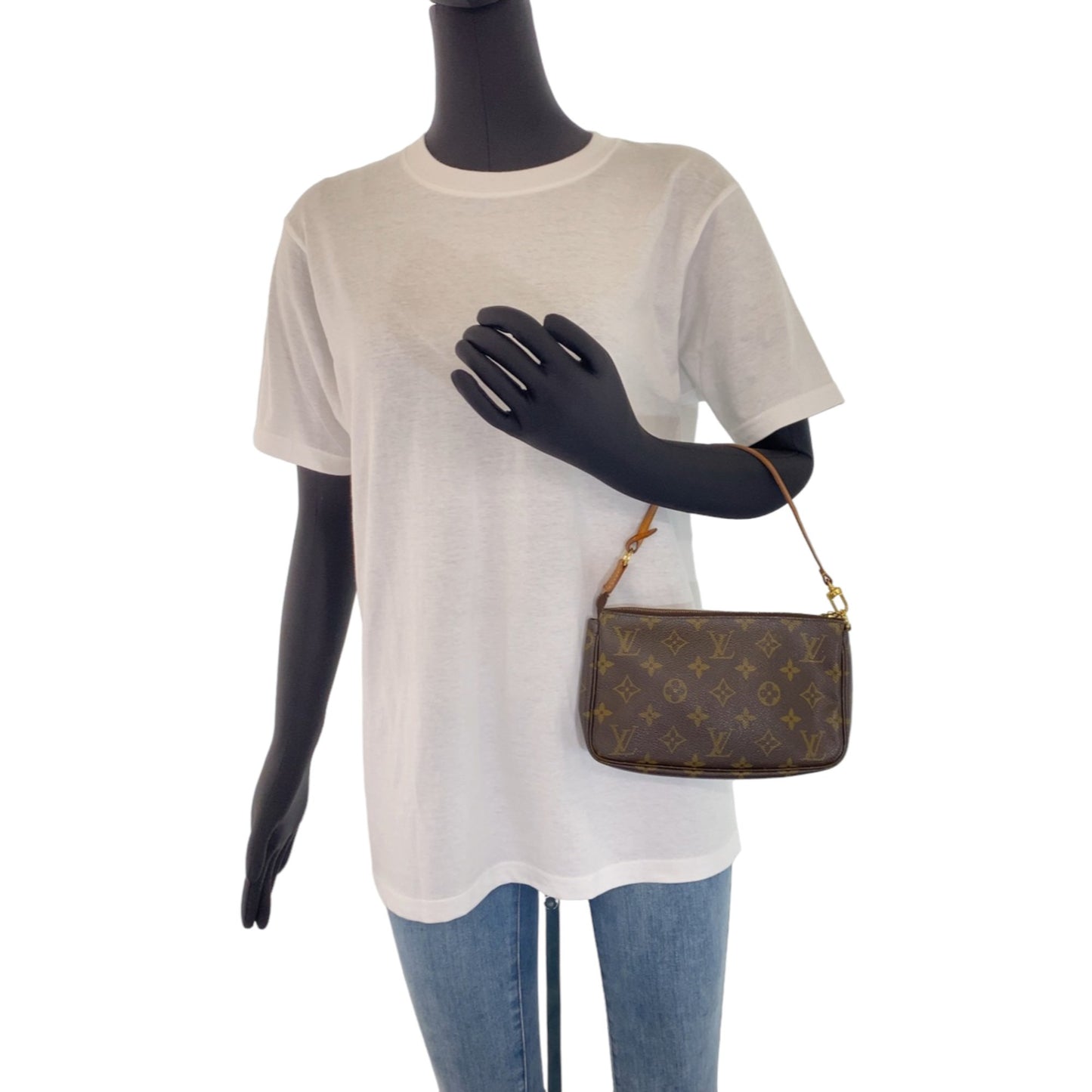 Louis Vuitton Brown Canvas Pochette Accessoire