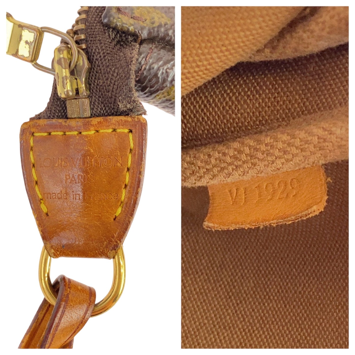Louis Vuitton Brown Canvas Pochette Accessoire