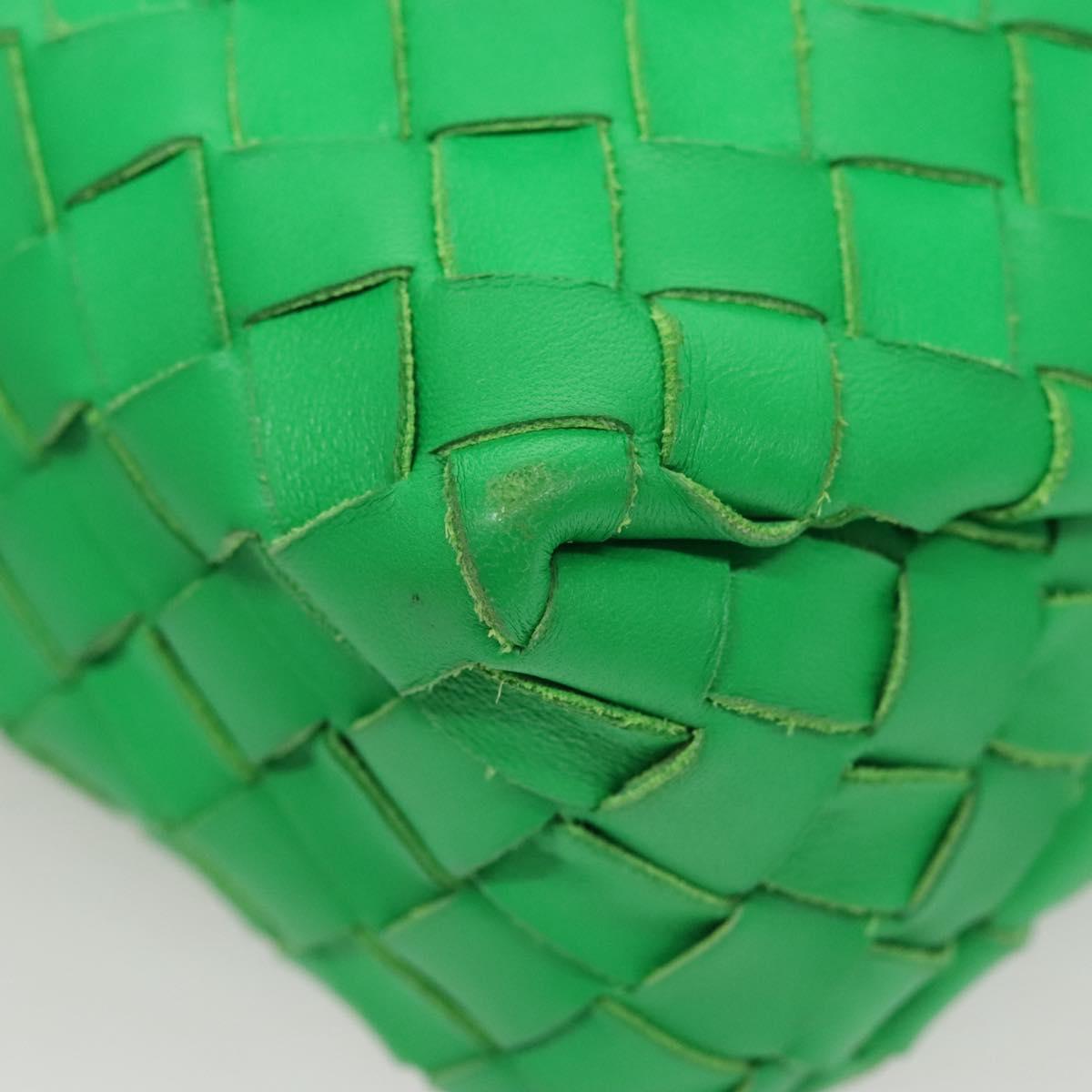 Bottega Veneta Green Leather Loop