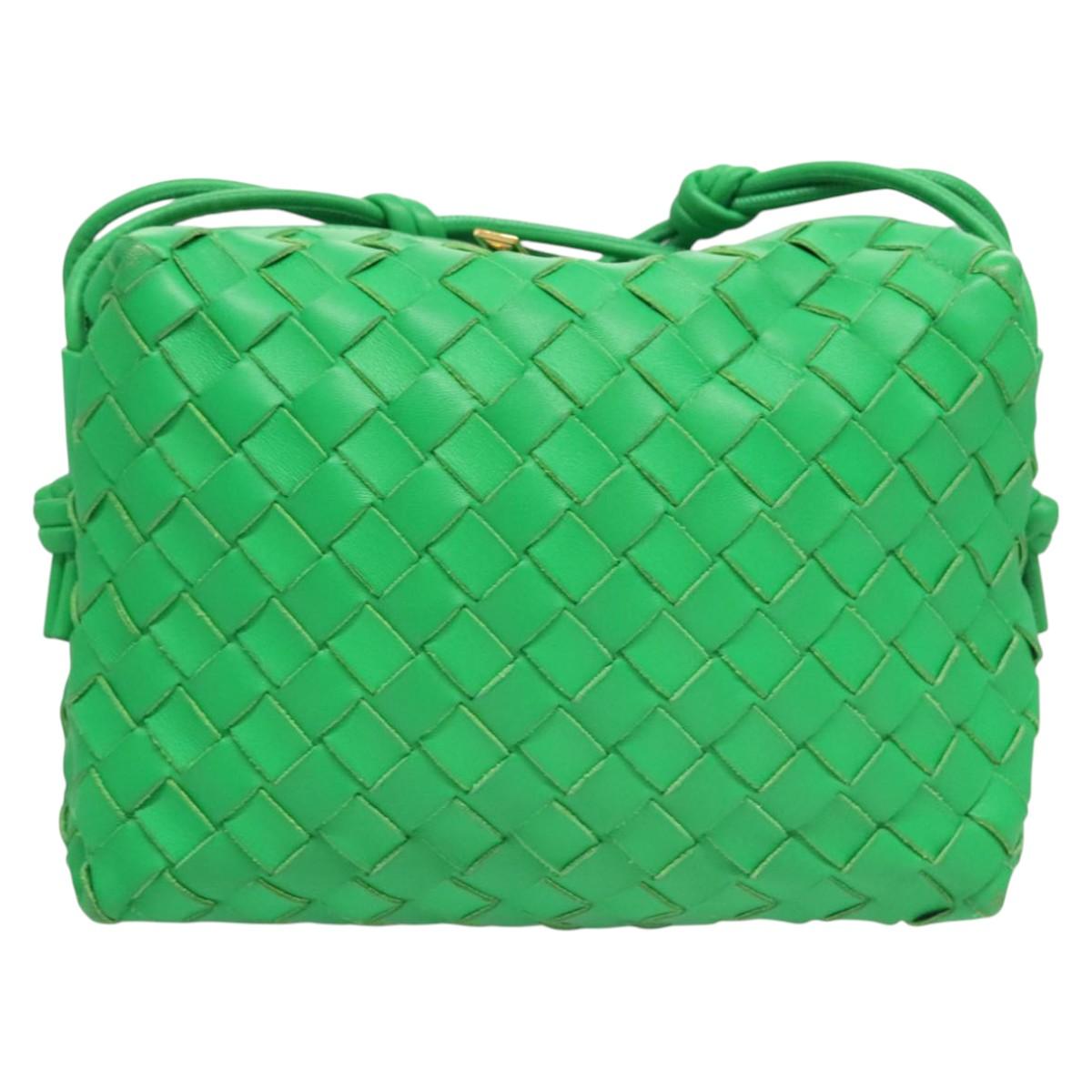 Bottega Veneta Green Leather Loop