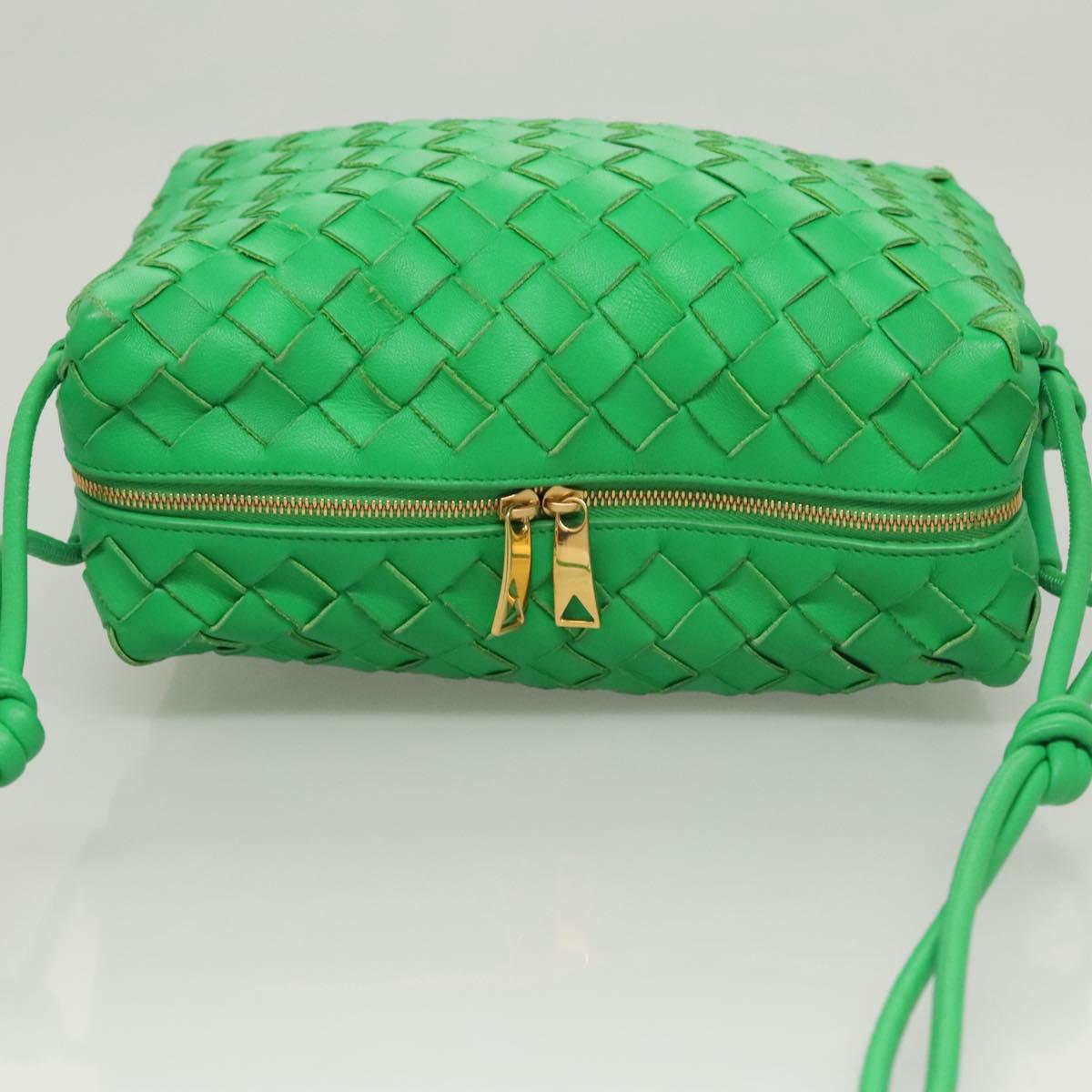 Bottega Veneta Green Leather Loop