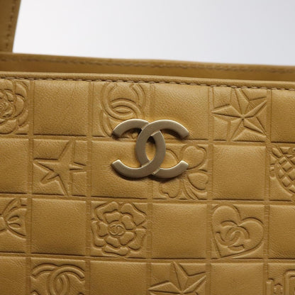Chanel Brown Leather Chocolate Bar