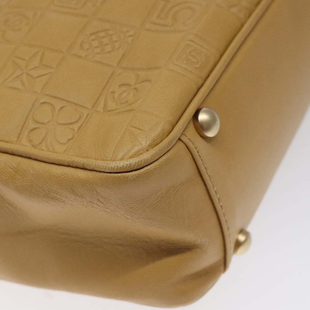 Chanel Brown Leather Chocolate Bar