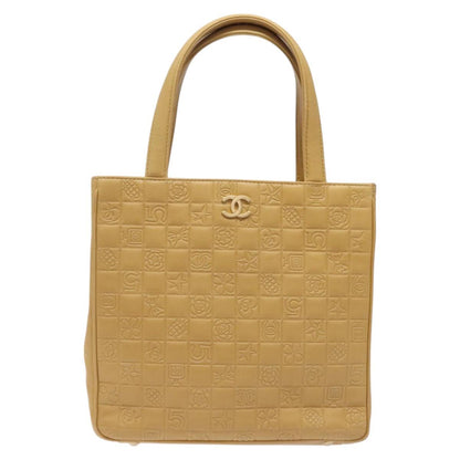 Chanel Brown Leather Chocolate Bar